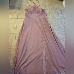 Azazie Pink/Blush Bridesmaid Dress